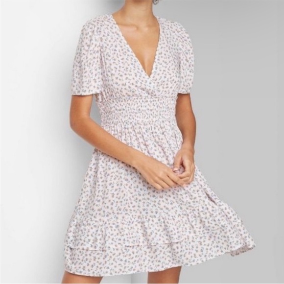 Wild Fable Floral V-Neck Dress size Small - Picture 3 of 8